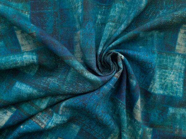 Lady McElroy – Viscose Challis – Ocean Baroque