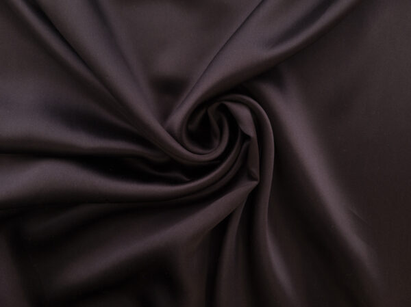 Designer Deadstock - Silk Charmeuse - Truffle