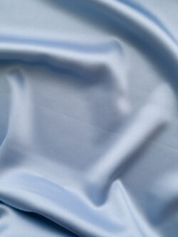 Designer Deadstock - Silk Charmeuse - Princess Blue