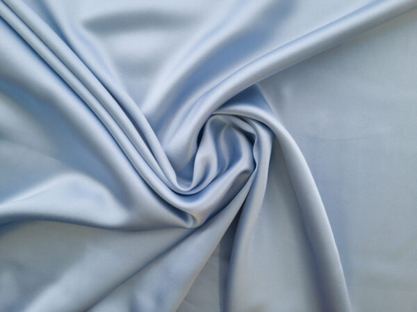 Designer Deadstock - Silk Charmeuse - Princess Blue