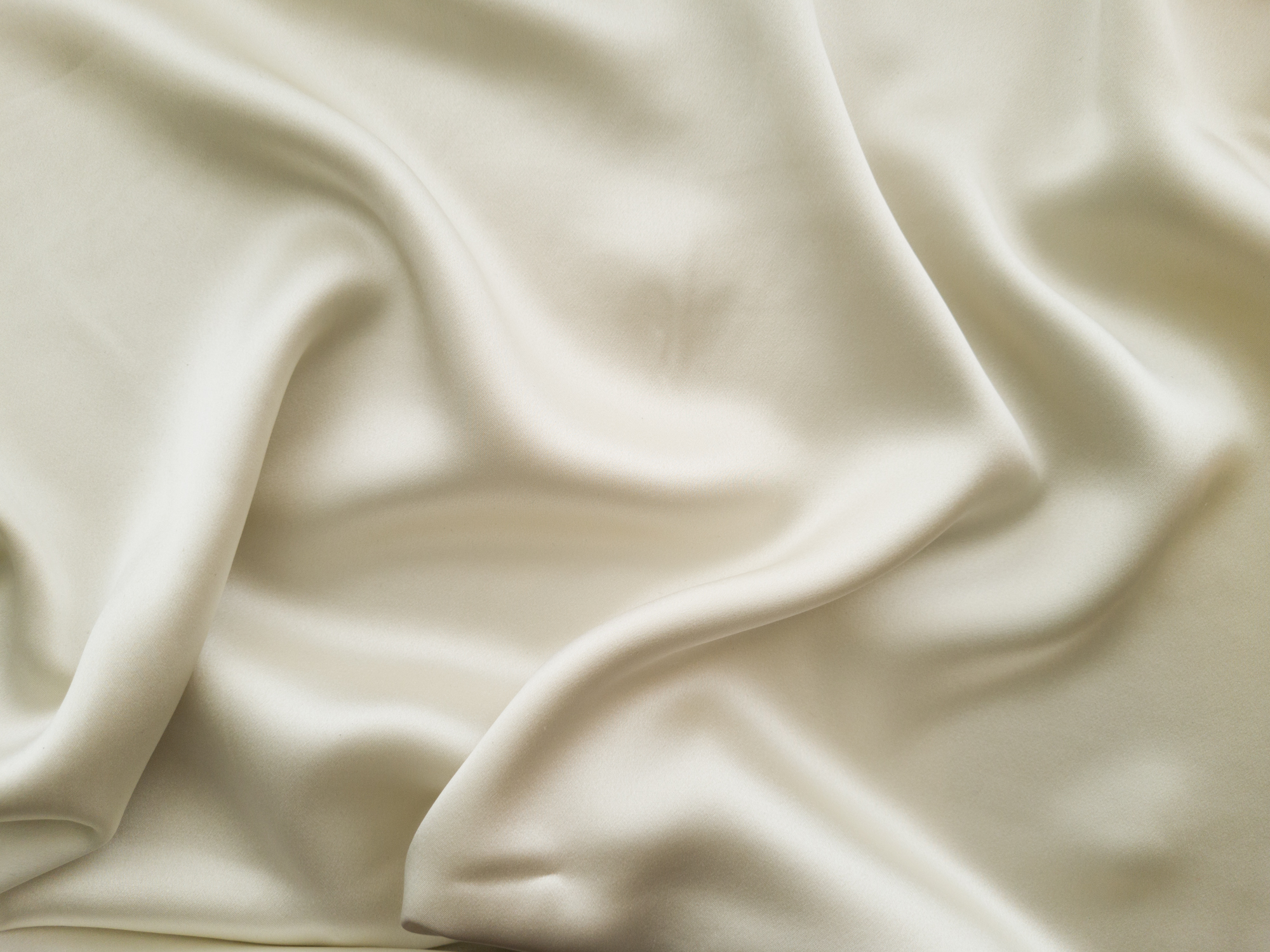 Crêpe Satin Silk White - YES Fabrics