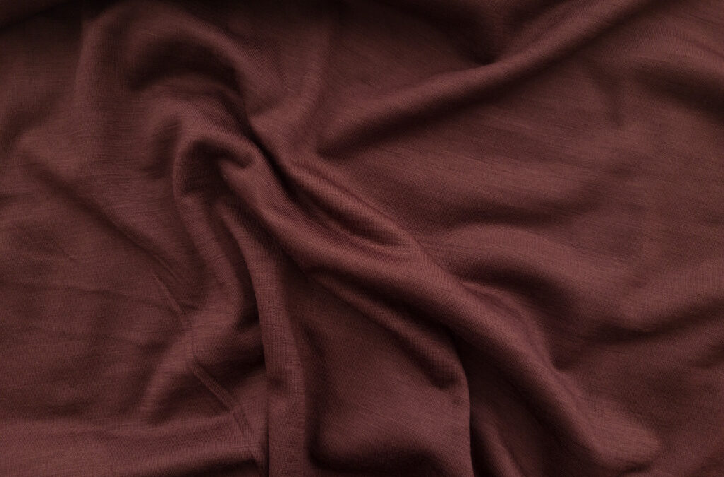 Designer Deadstock – Superwash Wool Jersey – Mahogany