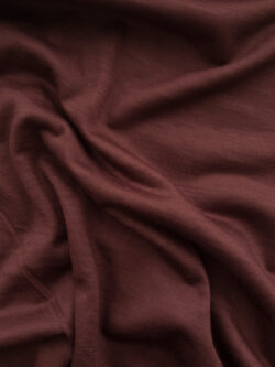 Designer Deadstock - Superwash Wool Jersey - Mahogany