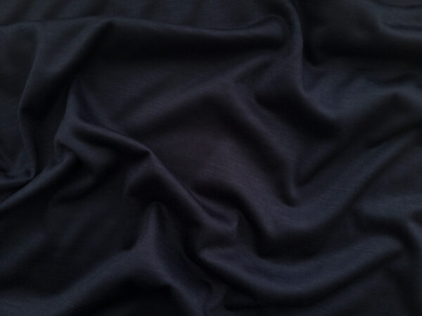 Designer Deadstock - Superwash Wool Jersey - Navy