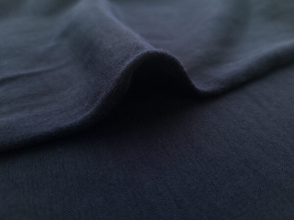 Designer Deadstock - Superwash Wool Jersey - Navy