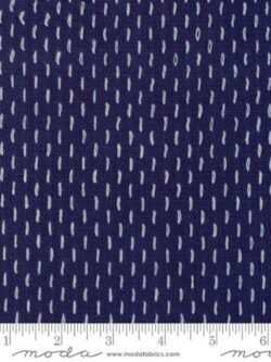 Textured Cotton - French General - French Sashiko - Indigo