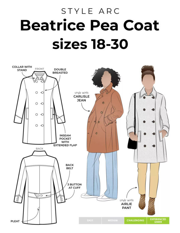 Style Arc Beatrice Pea Coat 18–30