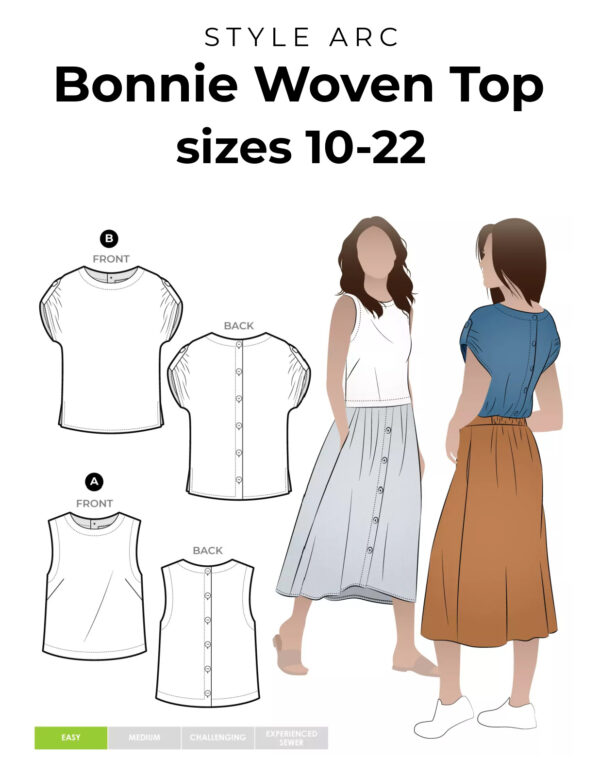 Style Arc Bonnie Woven Top 10–22