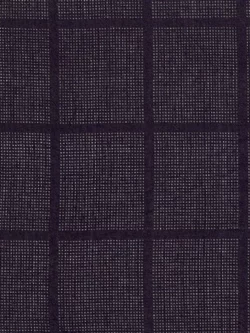 Premium Yarn Dyed Cotton - Dobby Plaid - Black/Cream