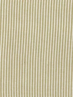 Premium Yarn Dyed Cotton - Twill Stripe - Sage/White