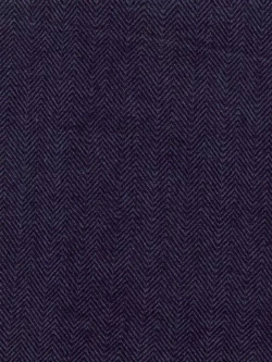 Premium Yarn Dyed Cotton Flannel - Herringbone - Navy