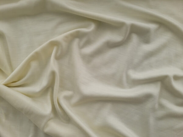 Designer Deadstock - Superwash Wool Jersey - Cream