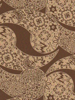 Quilting Cotton - Classic Etchings - Paisley - Khaki