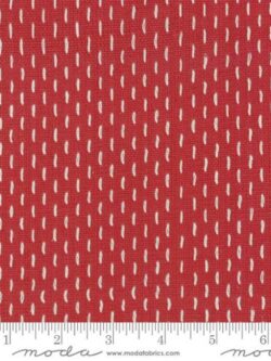 Textured Cotton - French General - French Sashiko - Rouge