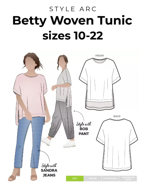 Style Arc Betty Woven Tunic 10–22