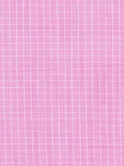 Premium Yarn Dyed Cotton - Large Windowpane - Magenta