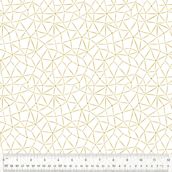 Quilting Cotton - Illusion - Web - White