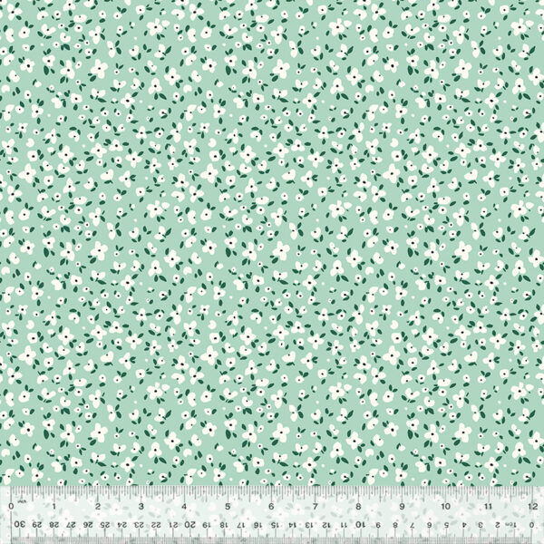 Quilting Cotton - Sweet Abigail - Small and Simple - Mint