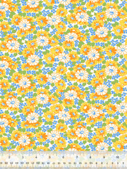 Quilting Cotton - Wild Flour - Flowerbed - Yellow