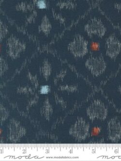 Quilting Cotton - Indigo Blooming - Diamonds - Midnight