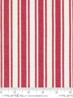 Yarn Dyed Cotton – Panache Wovens - Stripes - White/Red