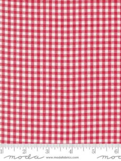 Yarn Dyed Cotton – Panache Wovens - Gingham - White/Red