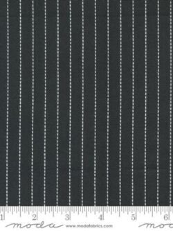 Yarn Dyed Cotton – Panache Wovens - Stitched Stripes - Black