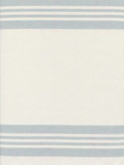 Panache Cotton Toweling - Stripe - White/Grey