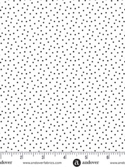 Quilting Cotton – Pips - White