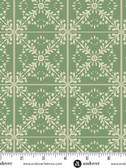 Quilting Cotton – Ciao Bella - Tiles - Basil