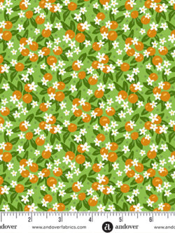 Quilting Cotton – Floral States of America - Florida Orange Blossom