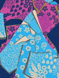 Quilting Cotton - Alexander Henry - Kimono - Mulberry