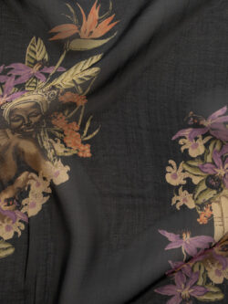 Designer Deadstock - Silk Georgette - Floral Goddess