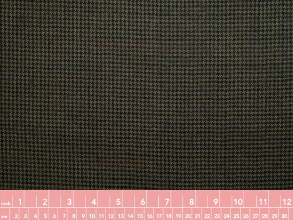 British Designer Deadstock – Wool Suiting - Tweed Dogtooth