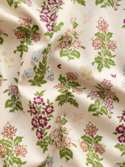 British Designer Deadstock – Cotton Poplin – Garden Floral