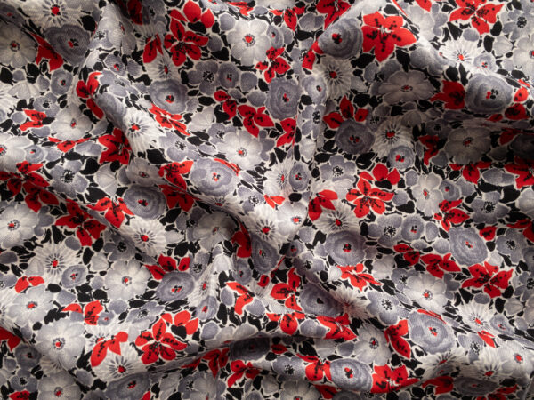 Lady McElroy – Viscose Twill - Winter Flowerbed