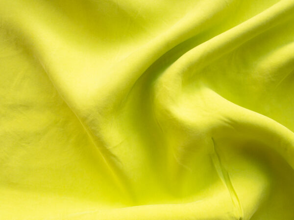 Sandwashed Tencel/Viscose Challis - Lime