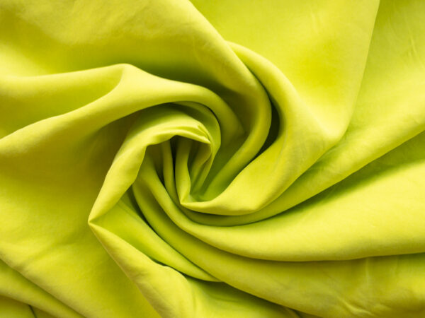 Sandwashed Tencel/Viscose Challis - Lime