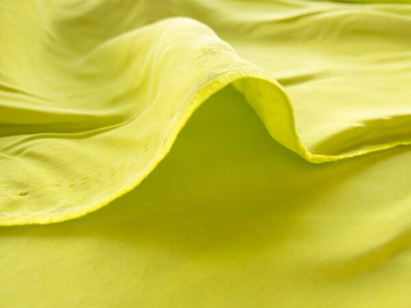 Sandwashed Tencel/Viscose Challis - Lime