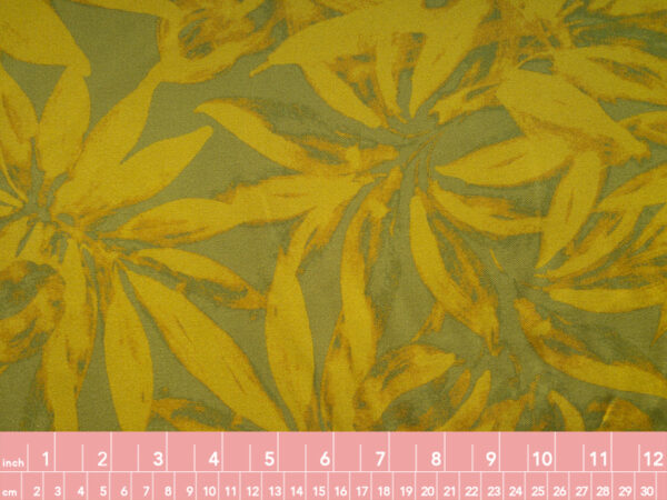 Viscose Twill – Sunbleached Leaves - Cactus