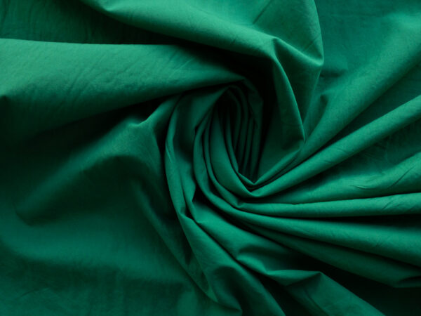 Washed Cotton Poplin - Emerald