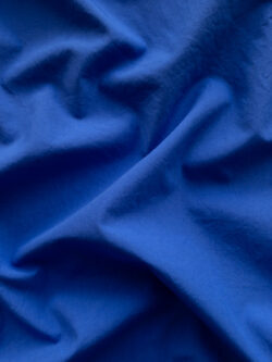 Washed Cotton Poplin - Sapphire