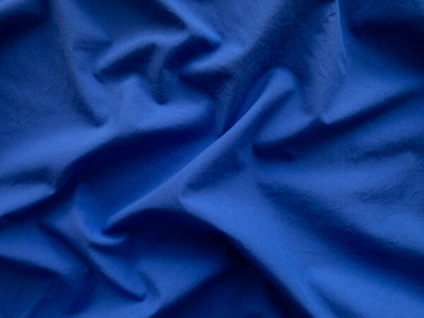 Washed Cotton Poplin - Sapphire