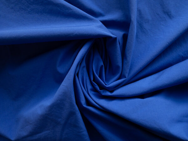 Washed Cotton Poplin - Sapphire