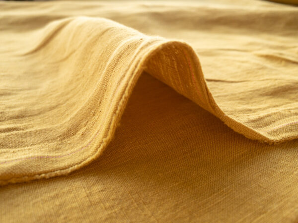 Sahara Washed Linen - Dark Mustard