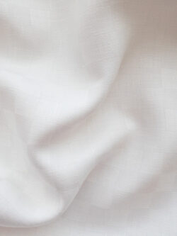 Designer Deadstock – Yarn Dyed Linen - Checkerboard - White