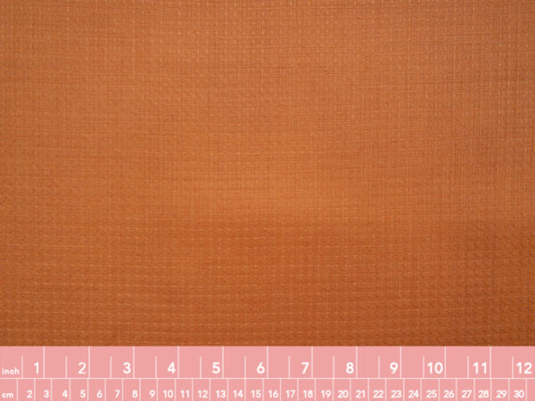 Designer Deadstock – Textured Linen - Diamond - Marmalade