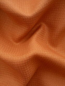 Designer Deadstock – Textured Linen - Diamond - Marmalade