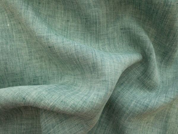 Yarn Dyed Two-Tone Linen - Clover