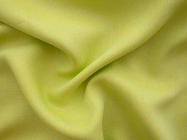 Yarn Dyed Two-Tone Linen - Lemon Lime